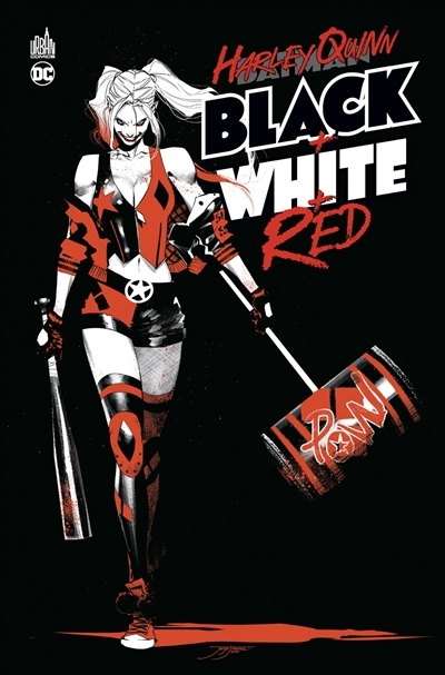 Harley Quinn black + white + red | Di Giacomo, Julien