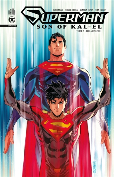 Superman : son of Kal-El T.03 - Face à l'injustice | Taylor, Tom (Auteur) | Maines, Nicole (Auteur) | Tormey, Cian (Illustrateur) | Henry, Clayton (Illustrateur) | Robertson, Darick (Illustrateur)