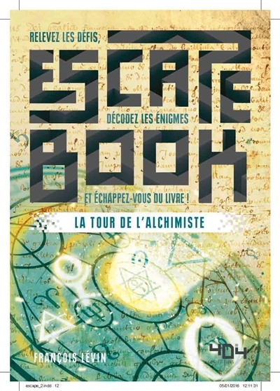 Escape book - La tour de l'alchimiste | Lévin, François