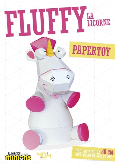 Fluffy la licorne : papertoy | 
