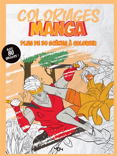 Coloriages manga nouveau format | Avella, Claudio