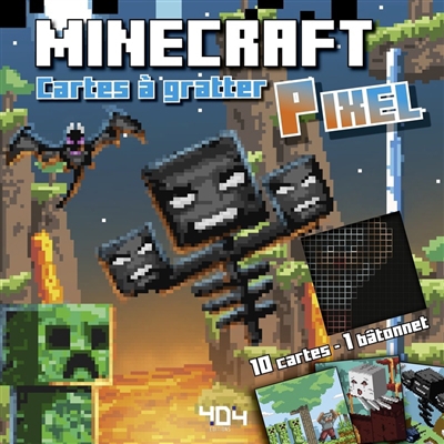 Minecraft : mes cartes à gratter pixel | Sapuppo, Daniele
