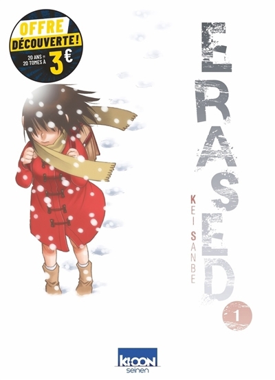 Erased T.01 (Éd. prix découverte) | Sanbe, Kei (Auteur)