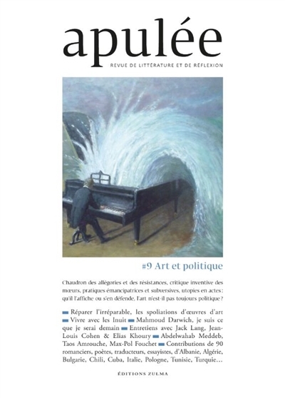 Apulée : revue de littérature et de réflexion, n°9. Art et politique | 