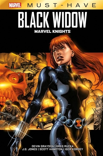 Black Widow : Marvel knights | Grayson, Devin (Auteur) | Rucka, Greg (Auteur) | Jones, J.G. (Illustrateur) | Hampton, Scott (Illustrateur) | Kordey, Igor (Illustrateur)