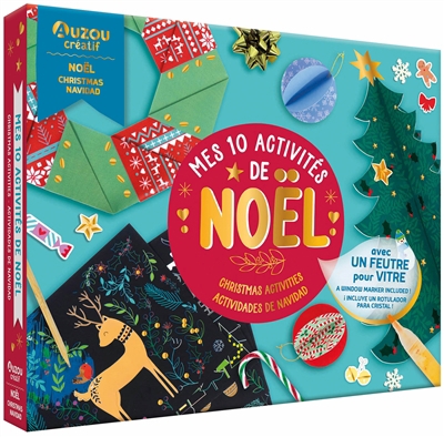 Mes 10 activités de Noël = Christmas activities = Actividades de Navidad | Bricolage divers