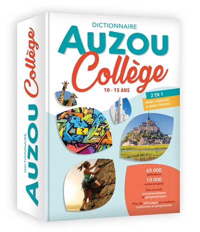 Dictionnaire Auzou collège, 10-15 ans | 