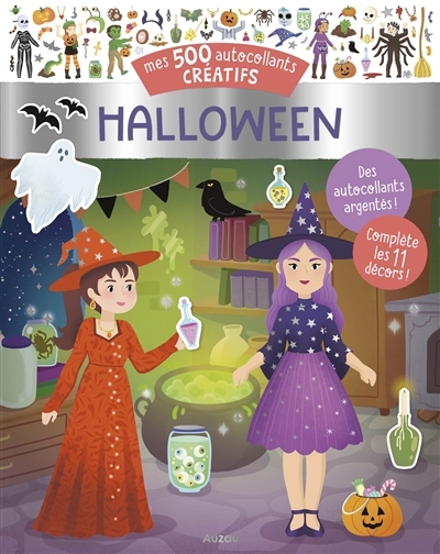 Halloween : mes 500 autocollants créatifs | Ortal, Ophélie (Illustrateur)