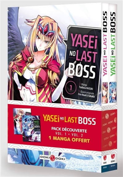 Yasei no last boss : pack T.01 + T.02 | Fire head (Auteur) | Hazuki, Tsubasa (Illustrateur)