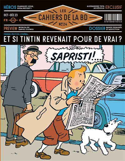 cahiers de la BD, n°24. Et si Tintin revenait pour de vrai ? (Les) | 